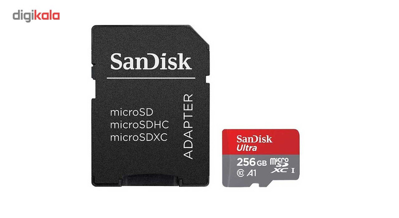 کارت حافظه microSDXC سن دیسک مدل Ultra A1 کلاس 10 استاندارد UHS-I سرعت 95MBps 633X ظرفیت 256 گیگابایت