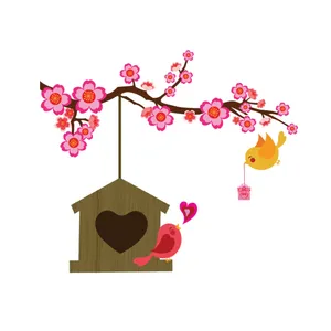 Zhivar Birds of Love Sticker