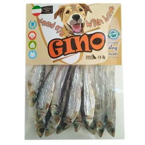 غذای تشویقی سگ جینو مدل Black sea sprat کد 120 وزن 50 گرم