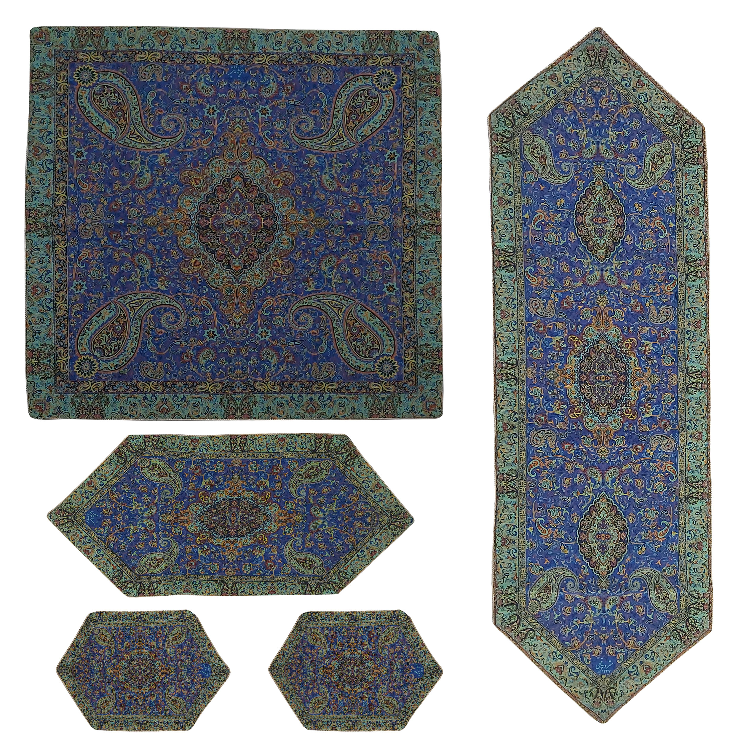 ست 5 تکه رومیزی ترمه متر و قیچی مدل 1364