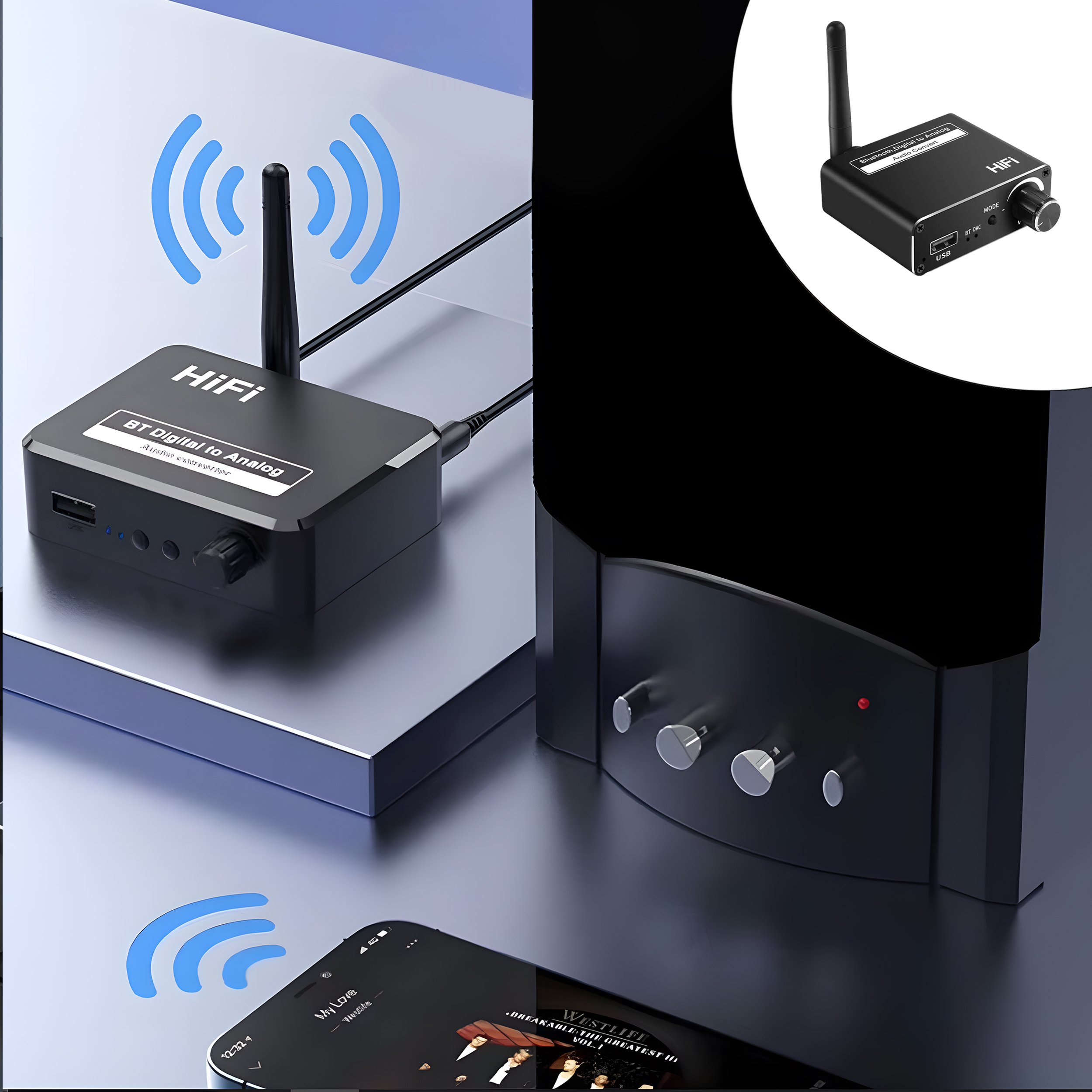 گیرنده فرستنده بلوتوثی صدا مدل NETPIL D18