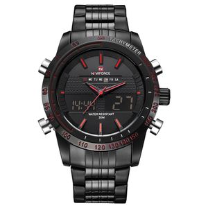 ساعت مچی عقربه‌ای مردانه نیوی فورس مدل NF9024M/BBR