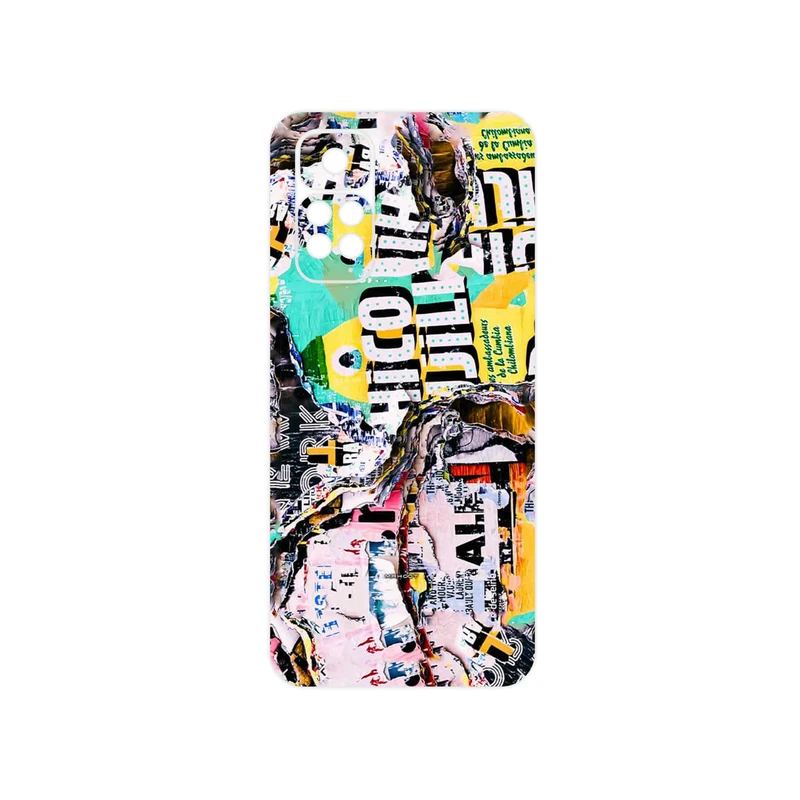 برچسب پوششی ماهوت مدل Collage of Teared Paper مناسب برای گوشی موبایل شیائومی Redmi Note 11S