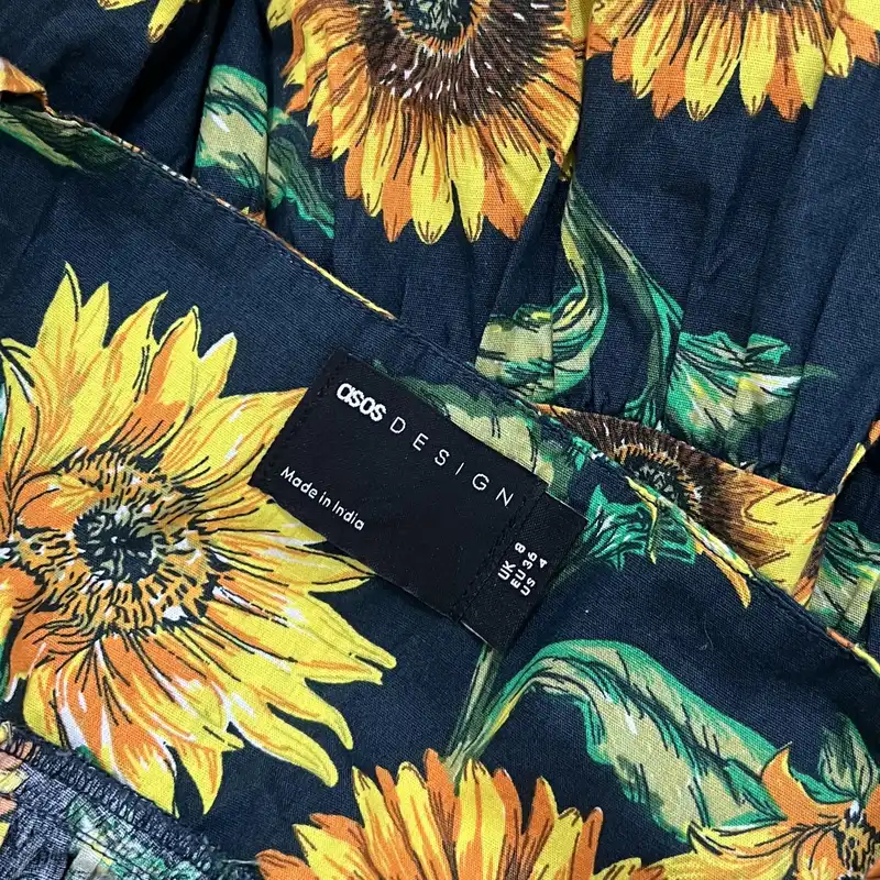 پیراهن زنانه ایسوس مدل گل آفتابگردون 30005