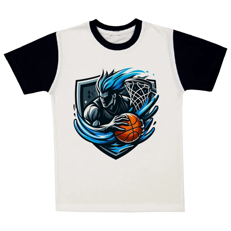تی شرت آستین کوتاه پسرانه مدل بسکتبال A106