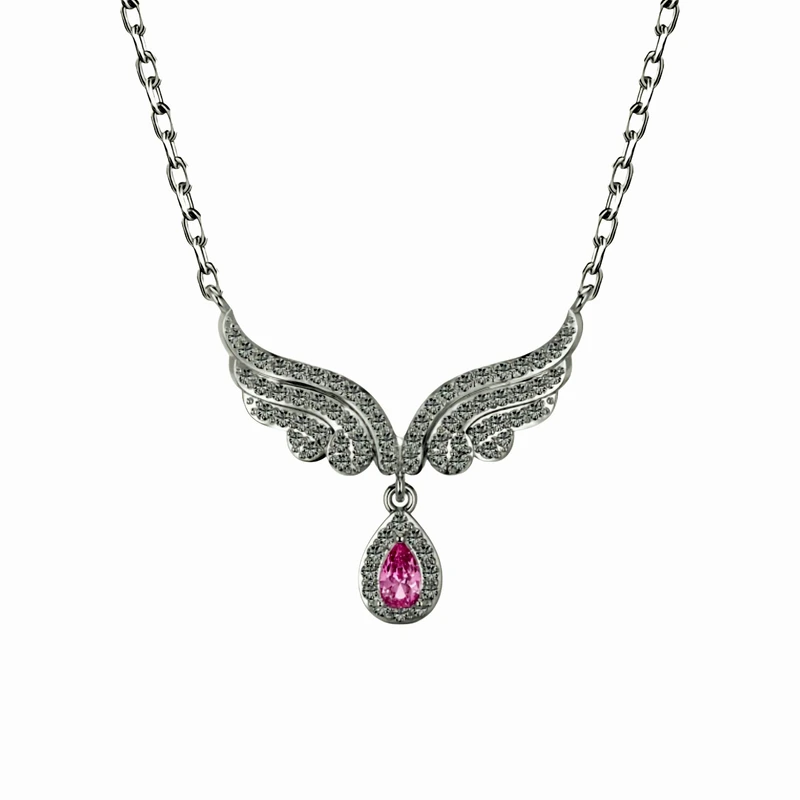 گردنبند زنانه مدل نگین جواهری کد Artcity6