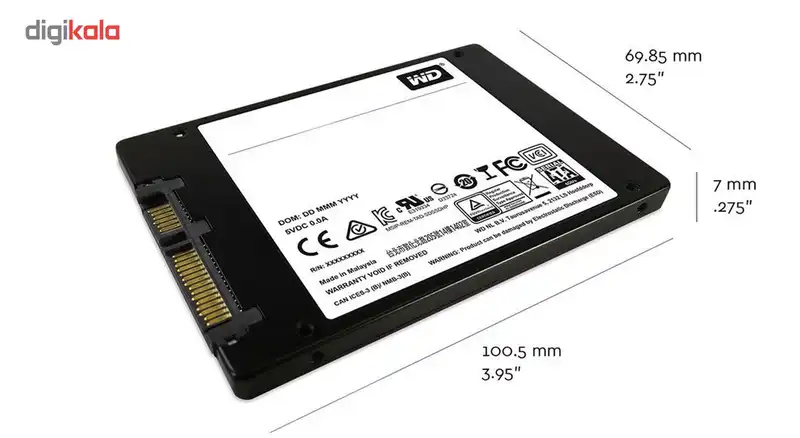 اس اس دی اینترنال وسترن دیجیتال مدل Green WDS240G2G0A ظرفیت 240 گیگابایت