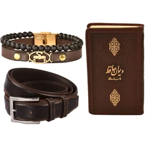 ست هدیه طرح تولد آبان  کهن چرم مدل m96- 8