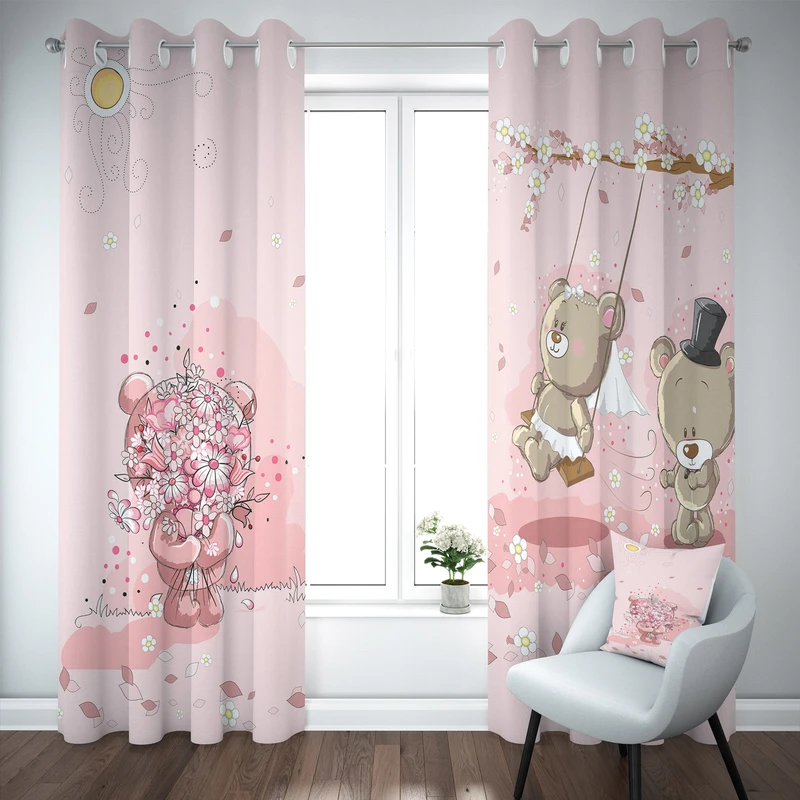 پرده مدل b1177 سایز 140×280 سانتی متر