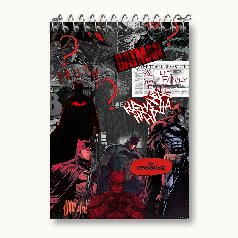دفتر یادداشت 50 برگ خندالو طرح بتمن (Batman) کد N2691
