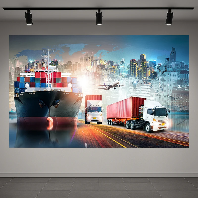 پوستر طرح راه های حمل و نقل کد AR3059812