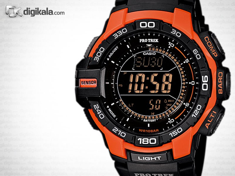 ساعت مچی دیجیتال مردانه کاسیو پروترک PRG-270-4DR ساعت مچی دیجیتال مردانه کاسیو پروترک PRG-270-4DR