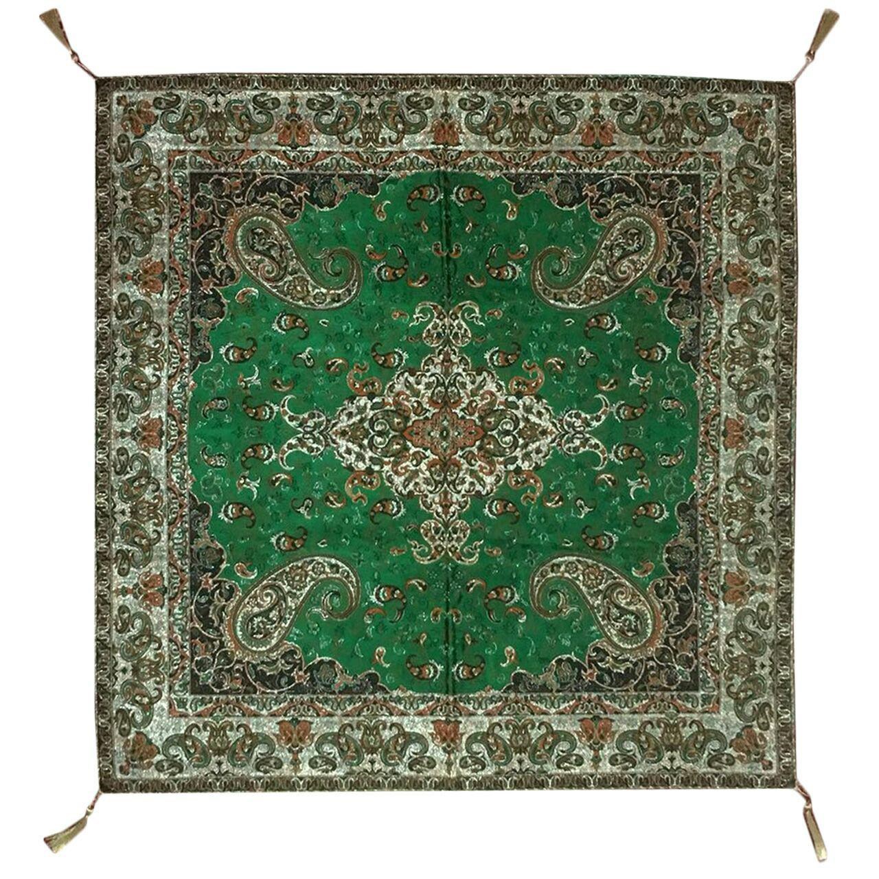 رومیزی ترمه مدل TT1 سایز 100X100 سانتی متر