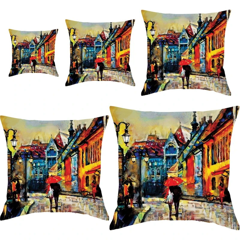 کوسن رنس کد S5-10121 مجموعه 5 عددی کوچک تا بزرگ