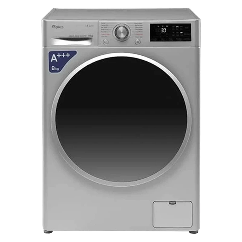 ماشین لباسشویی اتوماتیک جی پلاس مدل GWM-M870S ظرفیت 8 کیلوگرم