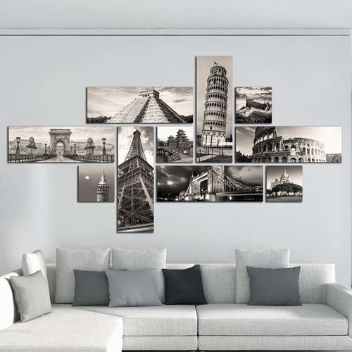 تابلو دیواری 10 تکه آفتاب کد TA5701