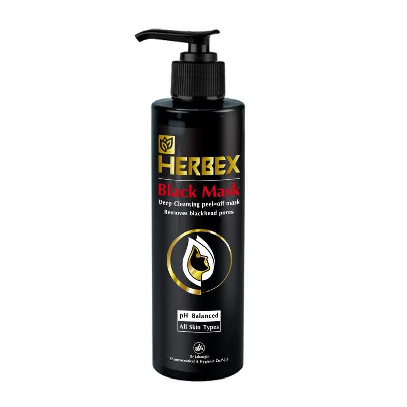 ماسک صورت هربکس مدل Black حجم 120 میلی لیتر