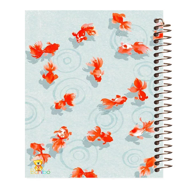 دفتر نقاشی 50 برگ بانیبو مدل ماهی کد 303