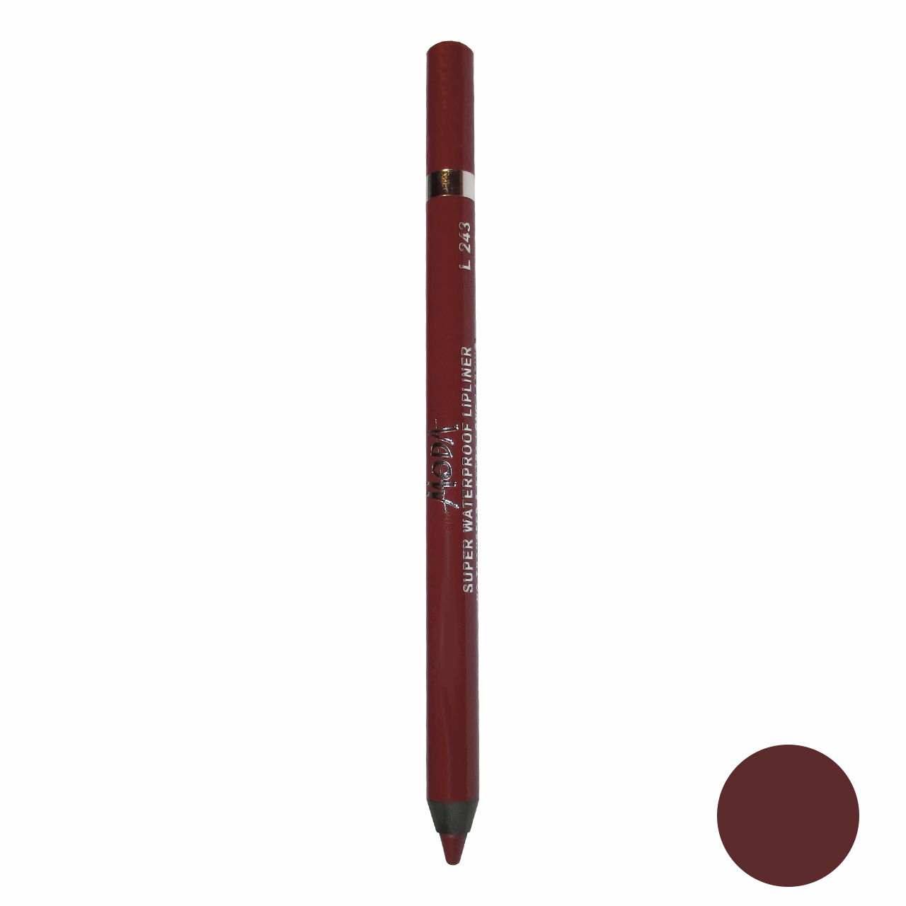 مداد لب مودا مدل super waterproof lipliner شماره L243 -  - 1