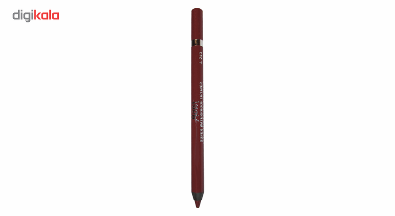 مداد لب مودا مدل super waterproof lipliner شماره L243