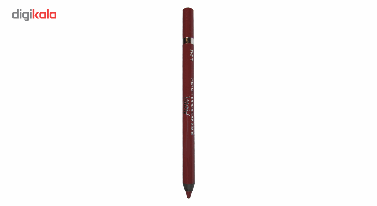 مداد لب مودا مدل super waterproof lipliner شماره L243 -  - 2