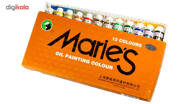 رنگ روغن 12 رنگ ماریس حجم 12 میلی لیتر رنگ روغن 12 رنگ ماریس حجم 12 میلی لیتر