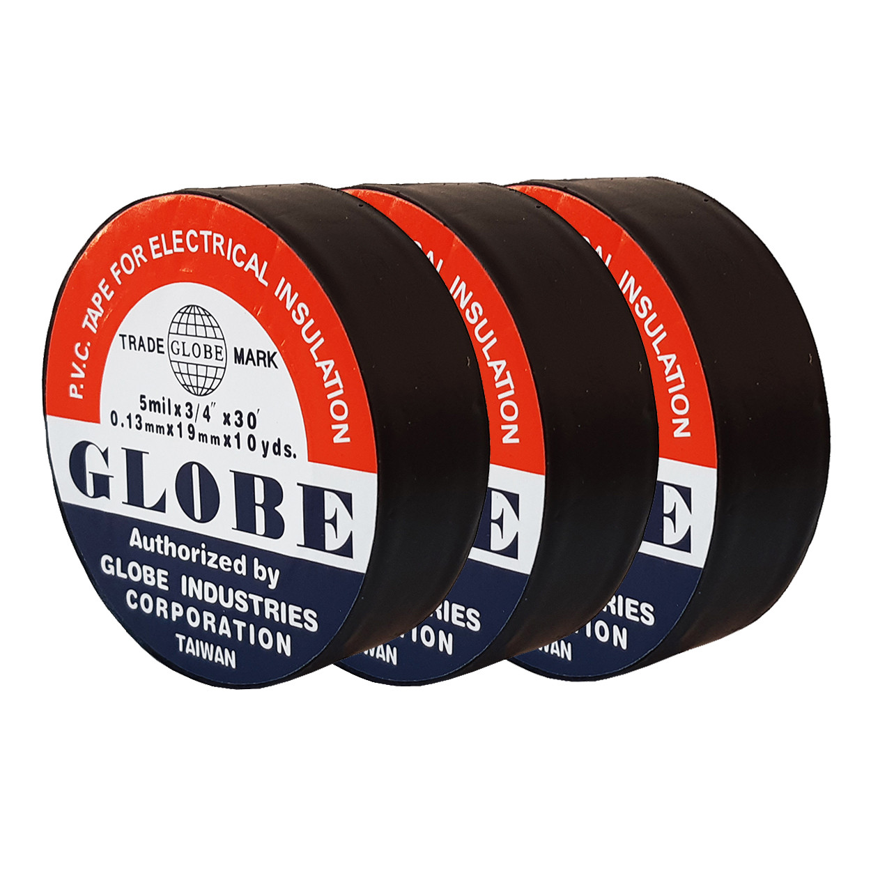 چسب برق گلوب مدل HT - 0033 مجموعه سه عددی چسب برق گلوب مدل HT - 0033 مجموعه سه عددی