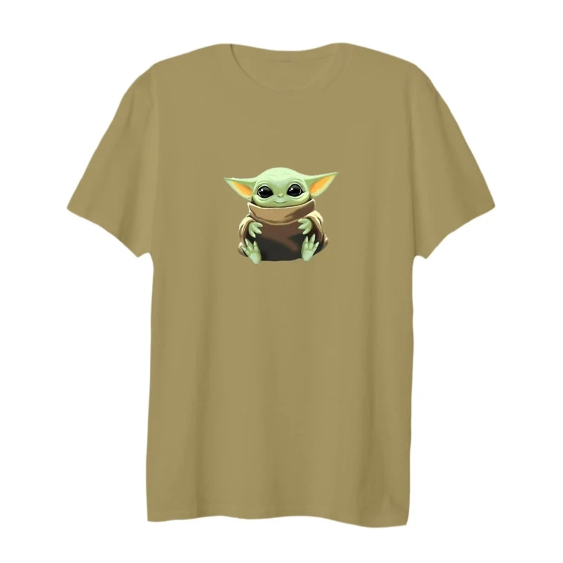 تی شرت لانگ آستین کوتاه زنانه مدل بیبی یودا کد 15