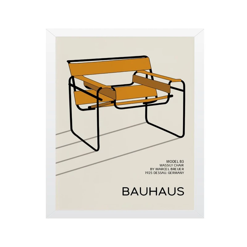 تابلو مدل چاپ صندلی واسیلی