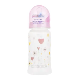 شیشه شیر بیبی نوا مدل Flower ظرفیت 300 میلی لیتر