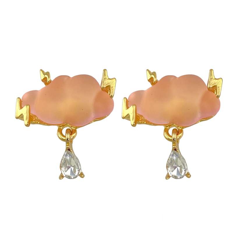 گوشواره زنانه مدل ابر کد E4598 گوشواره زنانه مدل ابر کد E4598