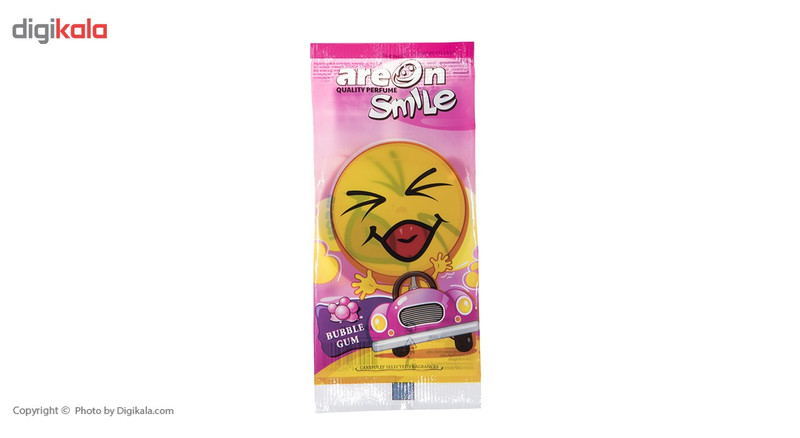 خوشبو کننده ماشین آرئون مدل Smile با رایحه آدامس بادکنکی