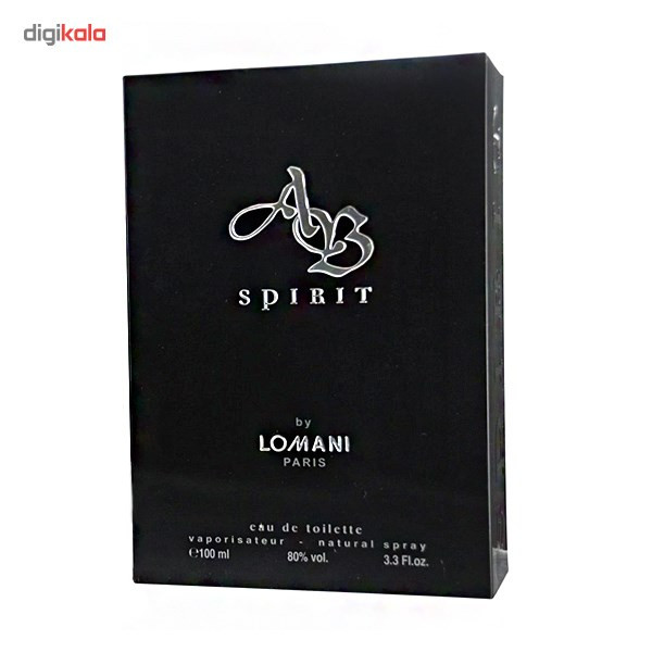 ادو تویلت مردانه لومانی مدل AB Spirit حجم 100 میلی لیتر ادو تویلت مردانه لومانی مدل AB Spirit حجم 100 میلی لیتر