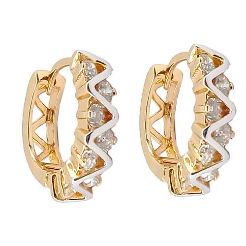 گوشواره زنانه ژوپینگ مدل کلاسیک کد 3179