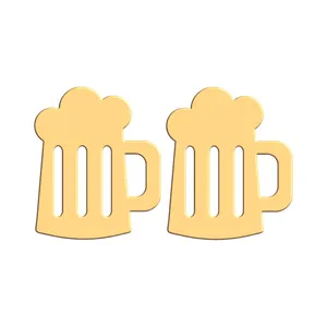 گوشواره طلا 18 عیار زنانه فرشته مدل طرح دلستر WEL-000276