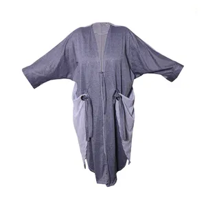مانتو بارداری مدل MA.HA5045.ROUYE-BAR-TOO-R رنگ طوسی روشن