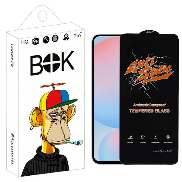 محافظ صفحه نمایش بوک مدل Antistatic Glavers مناسب برای گوشی موبایل سامسونگ Galaxy S24 fe / a36 