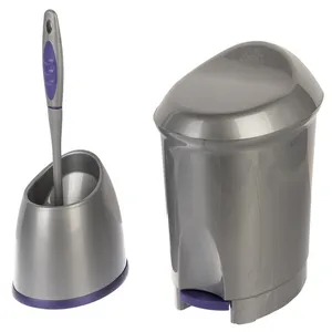 ست سطل زباله و فرچه مهسان مدل Dolphin 2