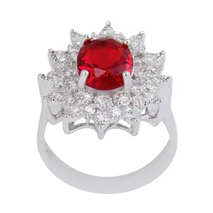 انگشتر نقره زنانه بازرگانی میلادی مدل سنگ کوارتز کد AWR_1070