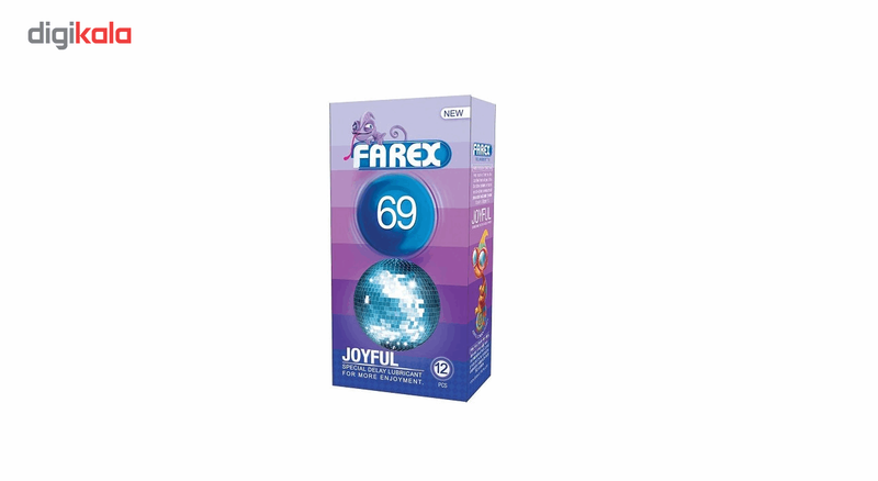 کاندوم فارکس مدل Joyful 69 بسته 12 عددی
