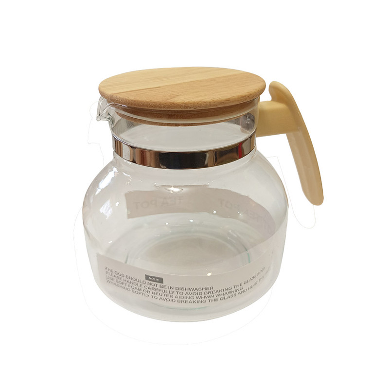 قوری هپی هوم مدل در چوبی گنجایش 900 میلی‌لیتر