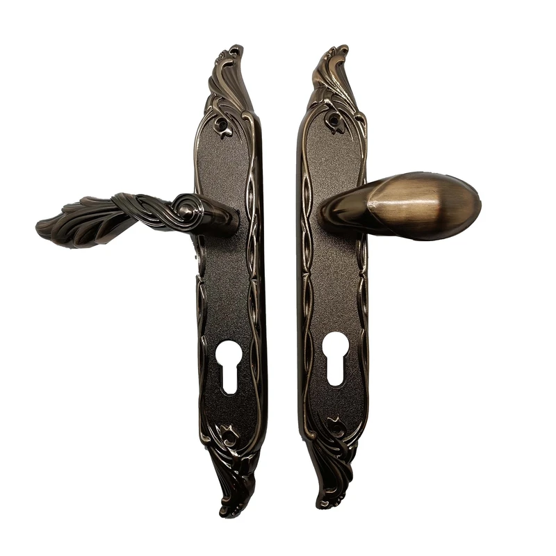 دستگیره در ترووان مدل پلاک آپارتمانی راست بازشو کد 1836 مجموعه 2 عددی