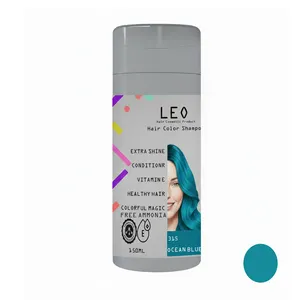 شامپو رنگ مو لئو شماره 315 رنگ آبی اقیانوسی حجم 150 میلی لیتر