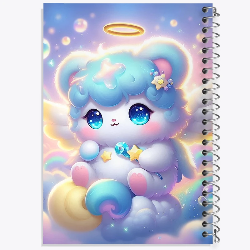 دفتر شطرنجی 50 برگ خندالو طرح گوسفند کیوت کد F5387