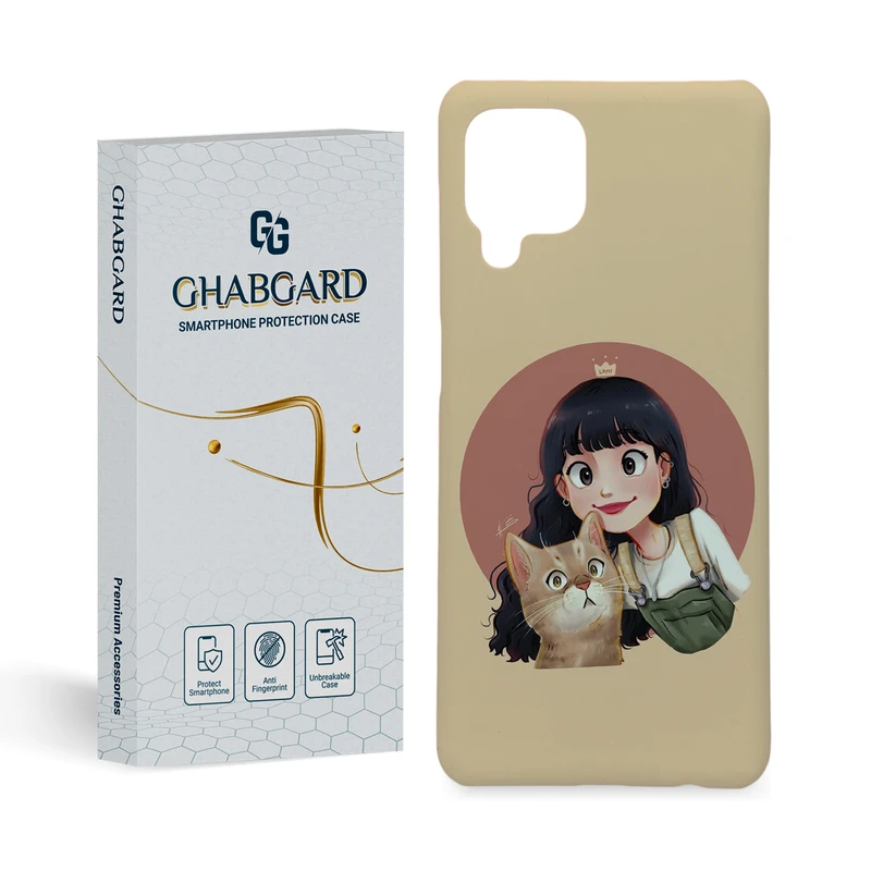 کاور قاب گارد مدل دخترانه مناسب برای گوشی موبایل سامسونگ Galaxy F22/M32 4g/M22 4g