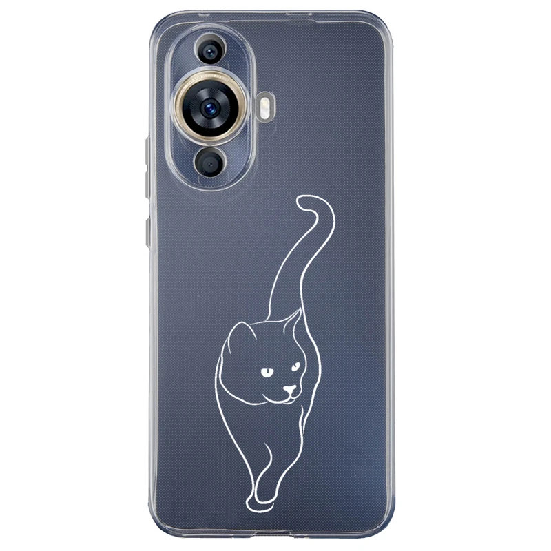 کاور مگافون طرح گربه مدل C60-W مناسب برای گوشی موبایل هوآوی Nova 11