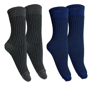 جوراب ساق بلند مردانه تن پوش هنگامه مدل کبریتی کد DU مجموعه 2 عددی