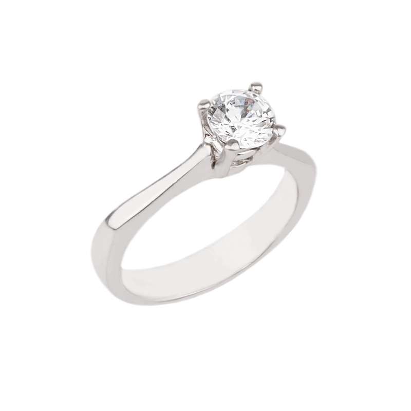 انگشتر زنانه مدل سولیتر کد 21704