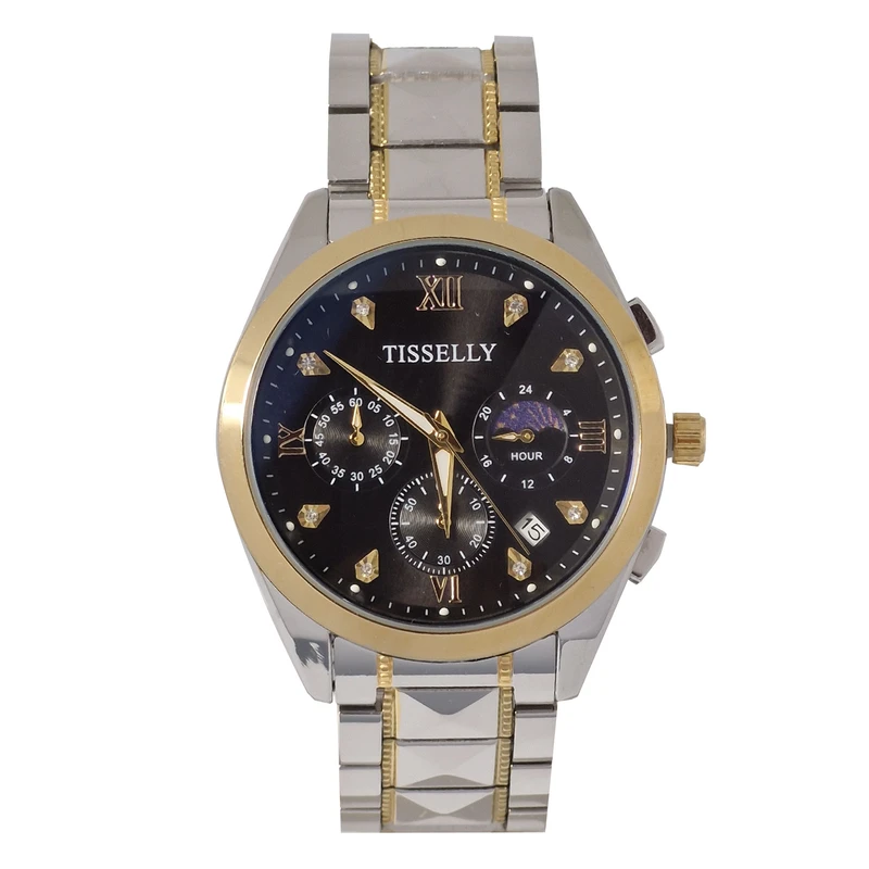 ساعت مچی عقربه‌ای مردانه کوارتز تیسلی مدل T6602N B04 S