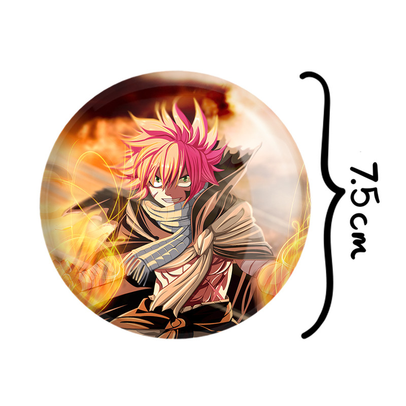 آینه جیبی خندالو طرح ناتسو انیمه فری تیل Fairy Tail مدل تاشو کد 16504